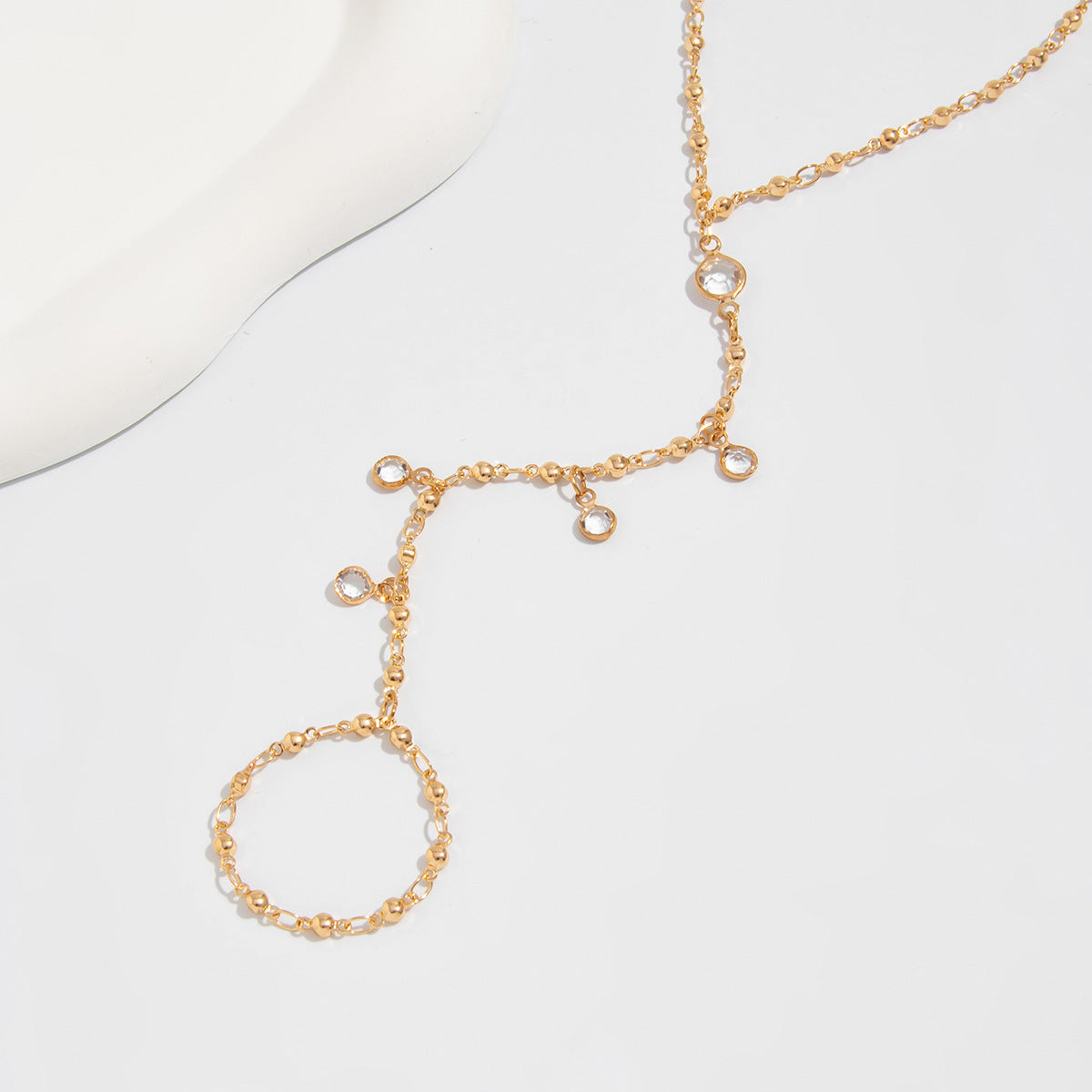 Planderful Vienna Verve Bracelet – Elegant Imitation Pearl and Crystal Design