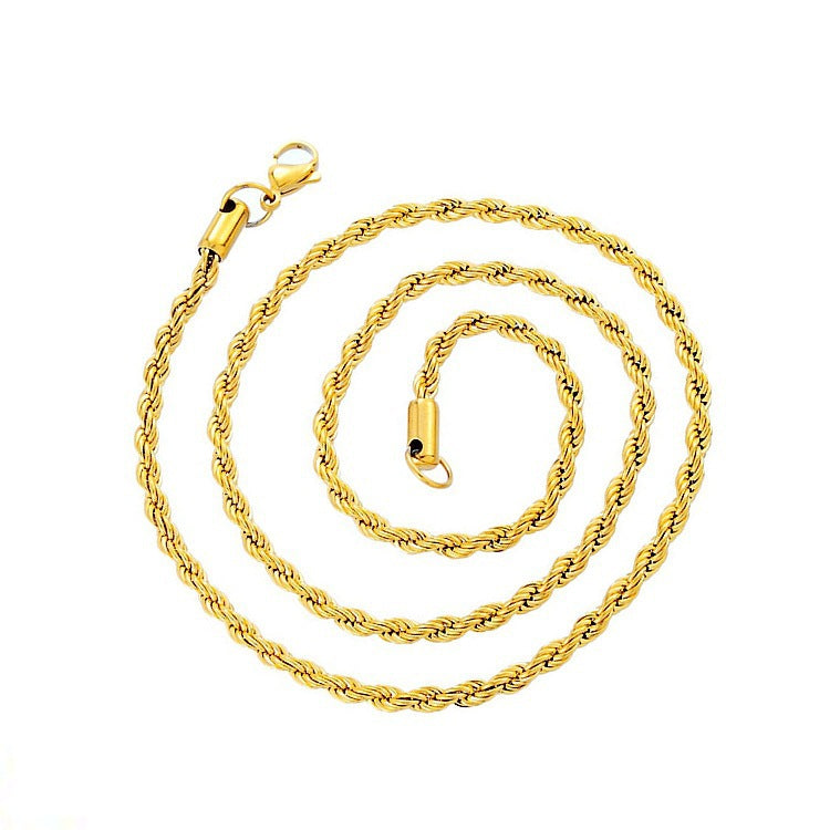 Steel Necklace – Vintage Snake Pendant Necklace