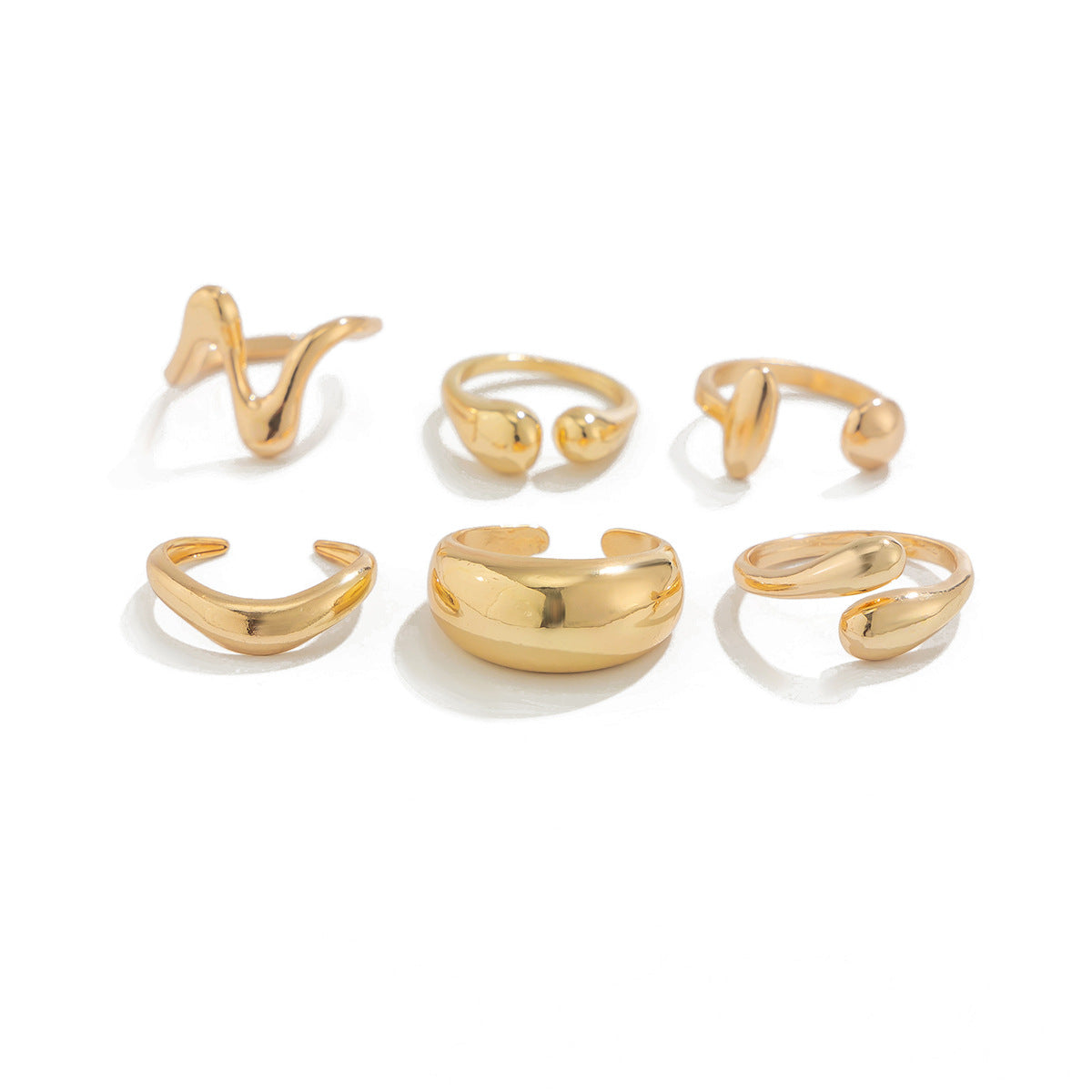 Planderful Vienna Verve Exaggerated Cross Thread Ring For Retro Geometric Statement Jewelry Unisex