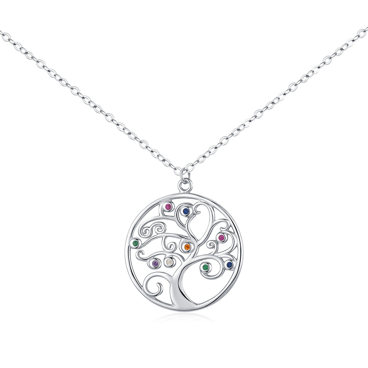 925 Sterling Silver Vintage Pattern Necklace