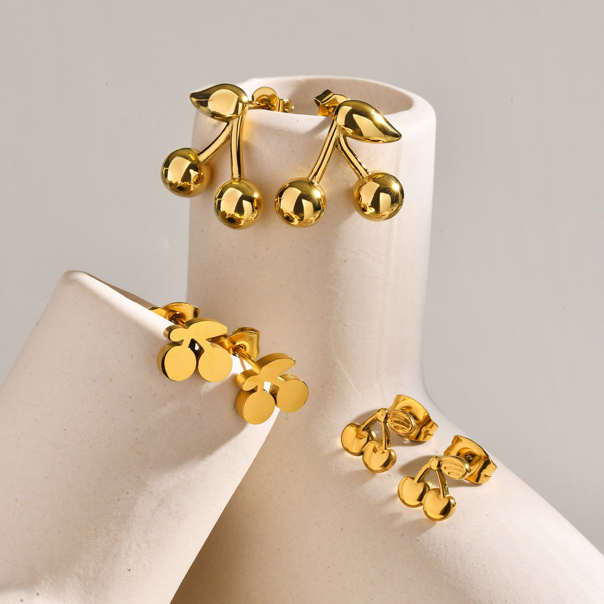 Modern Stainless Steel Earrings — Multiple Styles