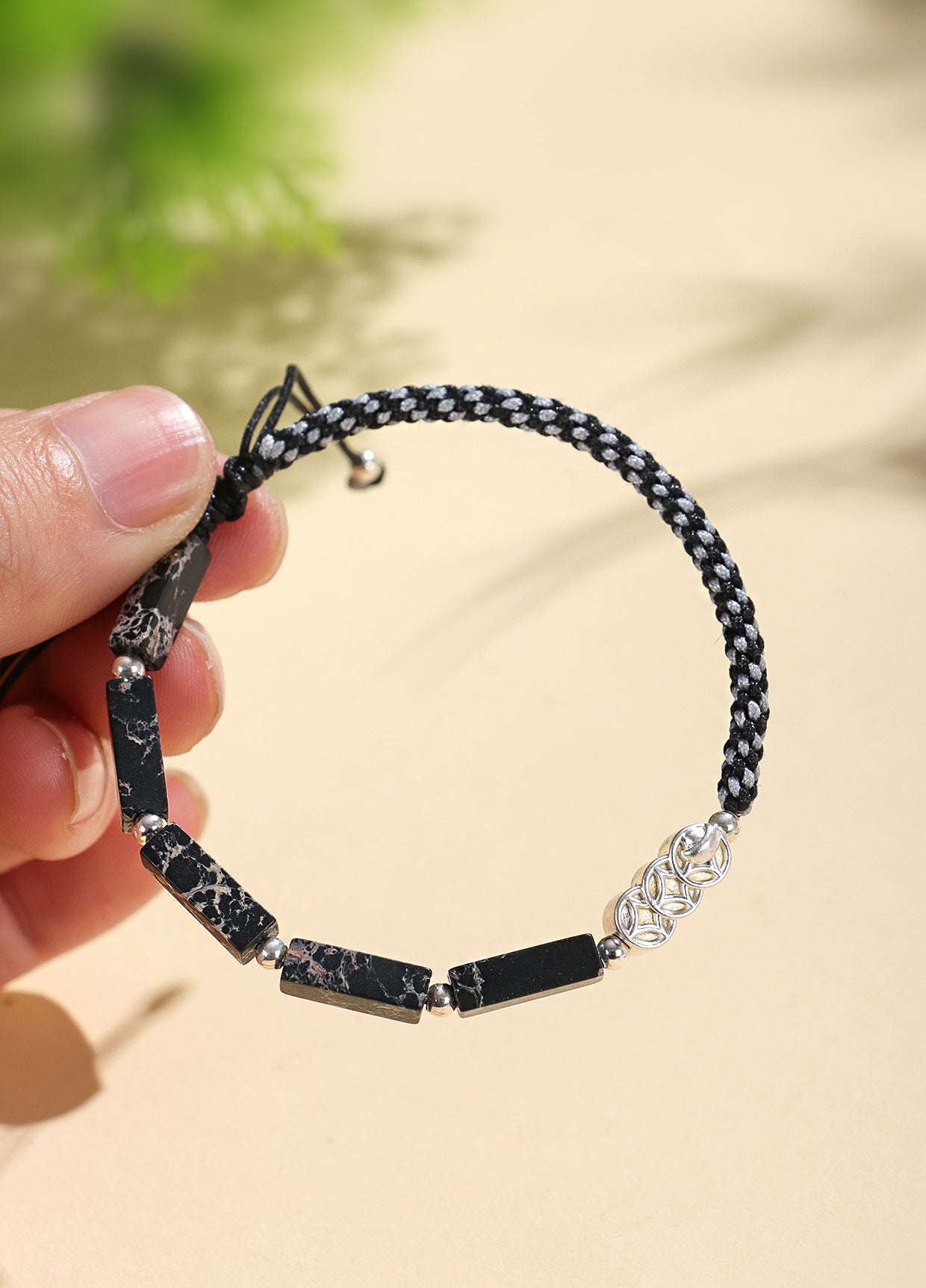 Planderful Fortune's Favor Bracelet – Hand-Woven Couple Design with 925 Silver Elements