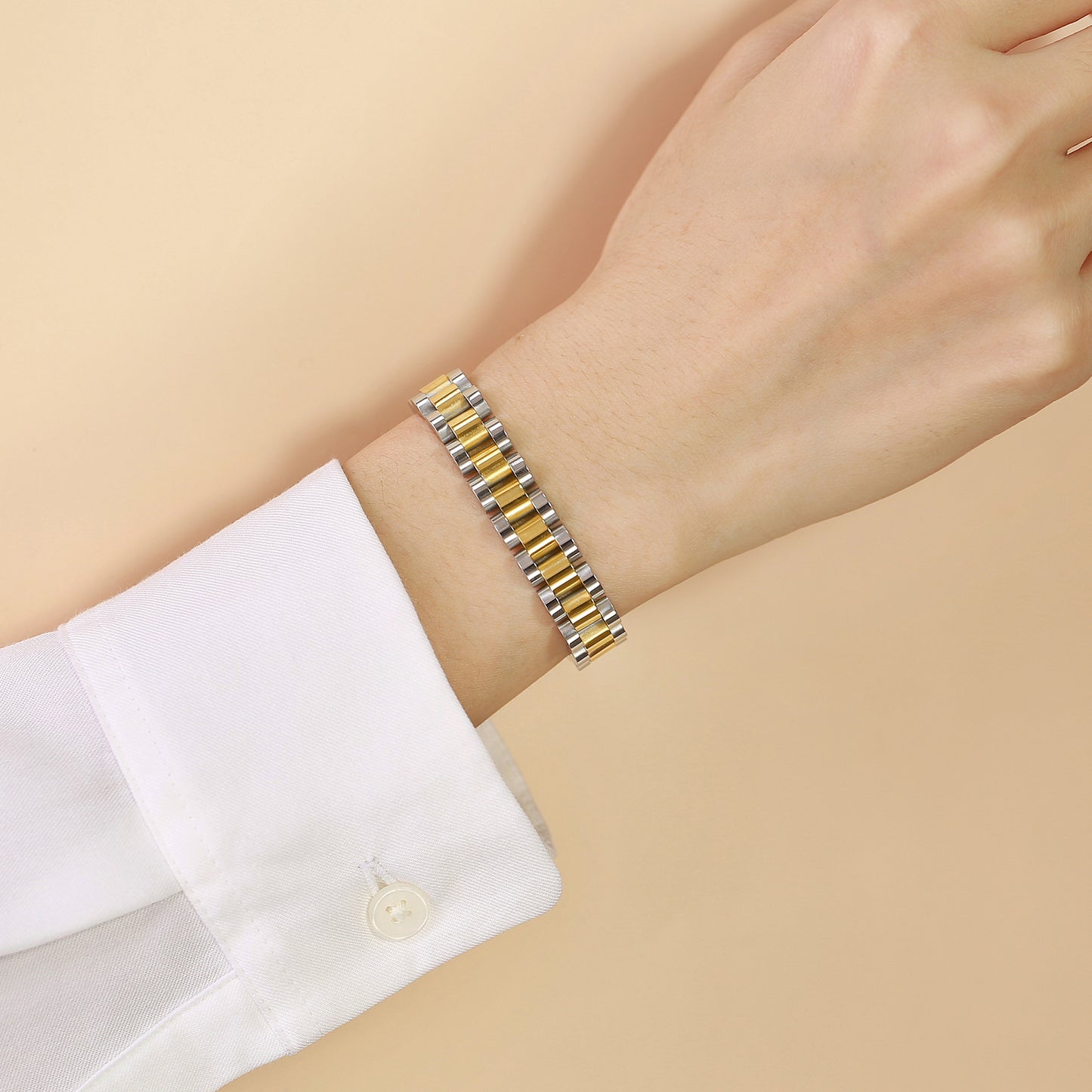 Bracelets Cross-border Accessories Titanium Steel Bracelet Men's Bracelet European and American