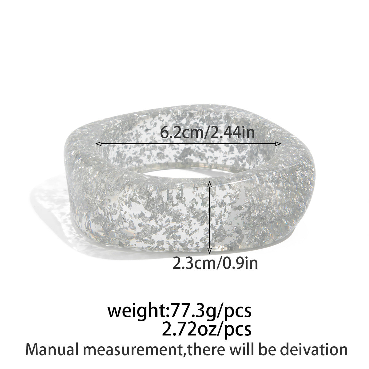 Geometric Polygon Bracelet By Planderful Vienna Verve For Women Translucent Exaggerated Modern Statement Jewelry