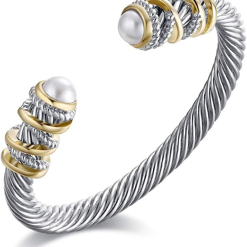 Planderful Everyday Genie Stainless Steel Cable Bracelet For Women Durable Sleek Modern Jewelry