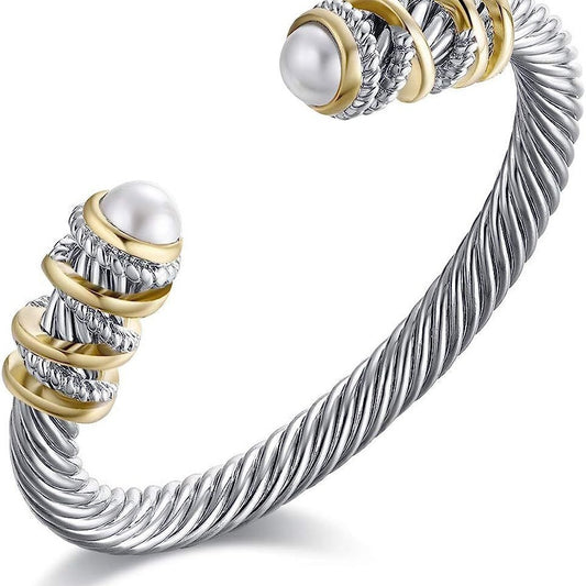 Planderful Everyday Genie Stainless Steel Cable Bracelet For Women Durable Sleek Modern Jewelry