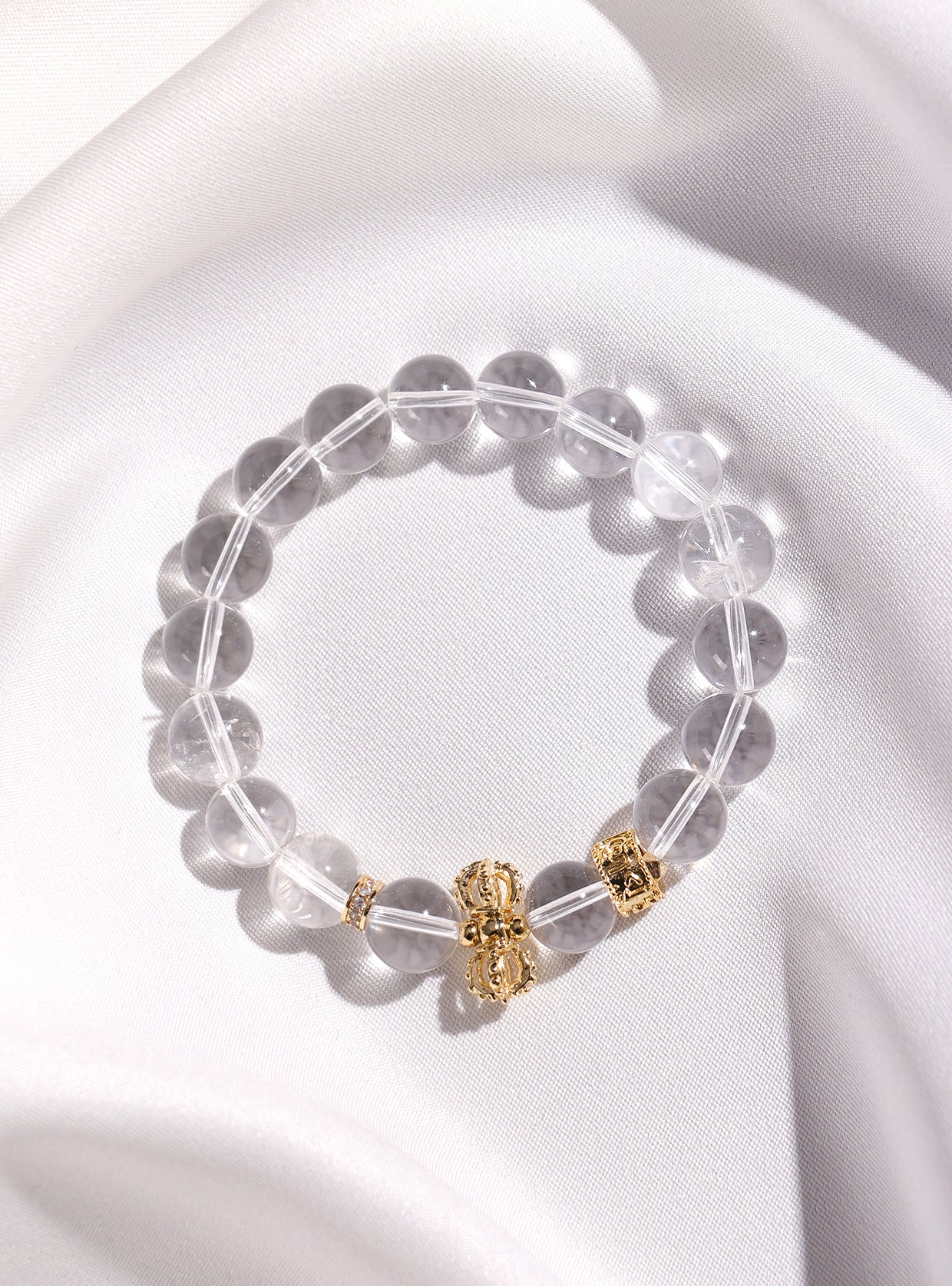 Planderful Fortune's Favor Bracelet – Elegant Amethyst and Crystal Design