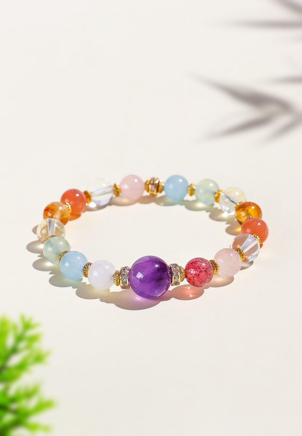 Planderful Fortune's Favor Bracelet – Elegant Multi-Treasure Crystal Design