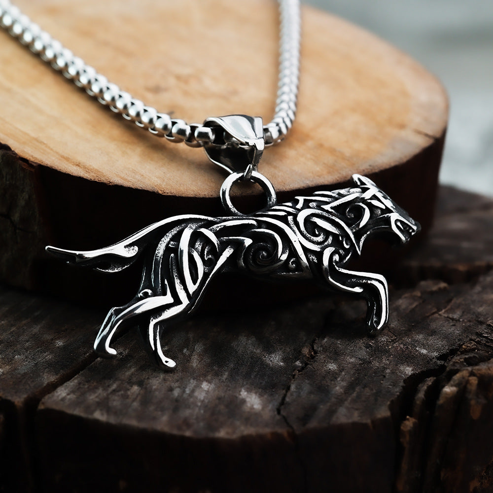 European And American Style Viking Pendant Stainless Steel Jewelry