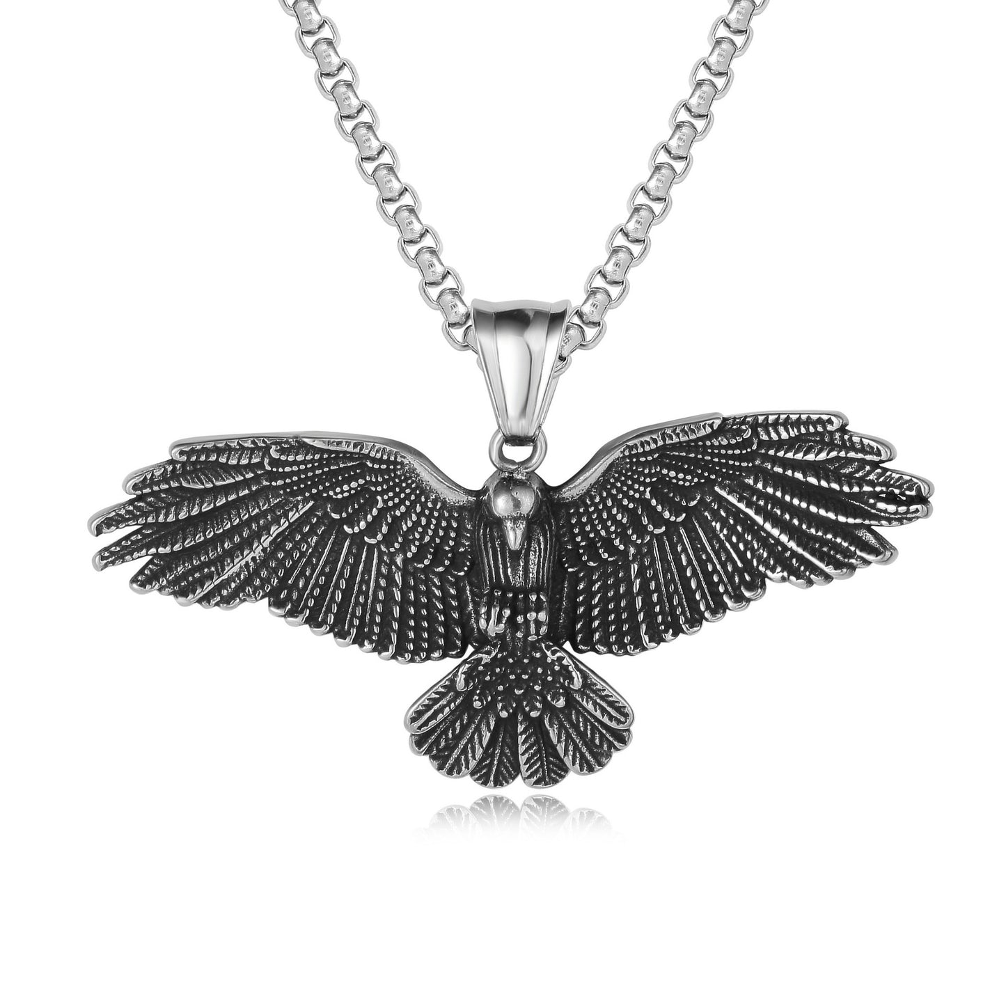 Planderful Eagle Pendant Titanium Steel Unisex Statement