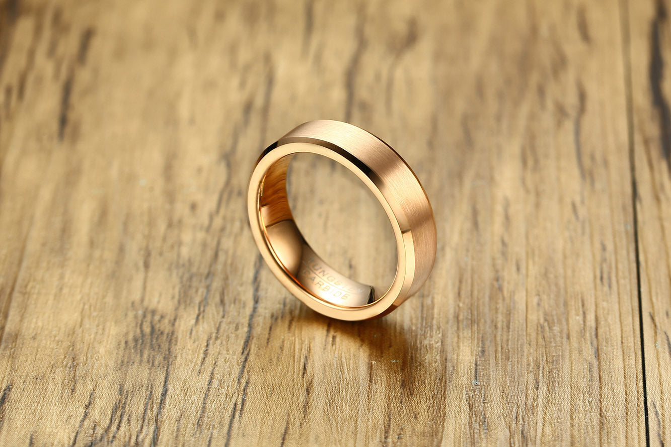 AliExpress Amazon Cross-border E-commerce Jewelry Tungsten Ring