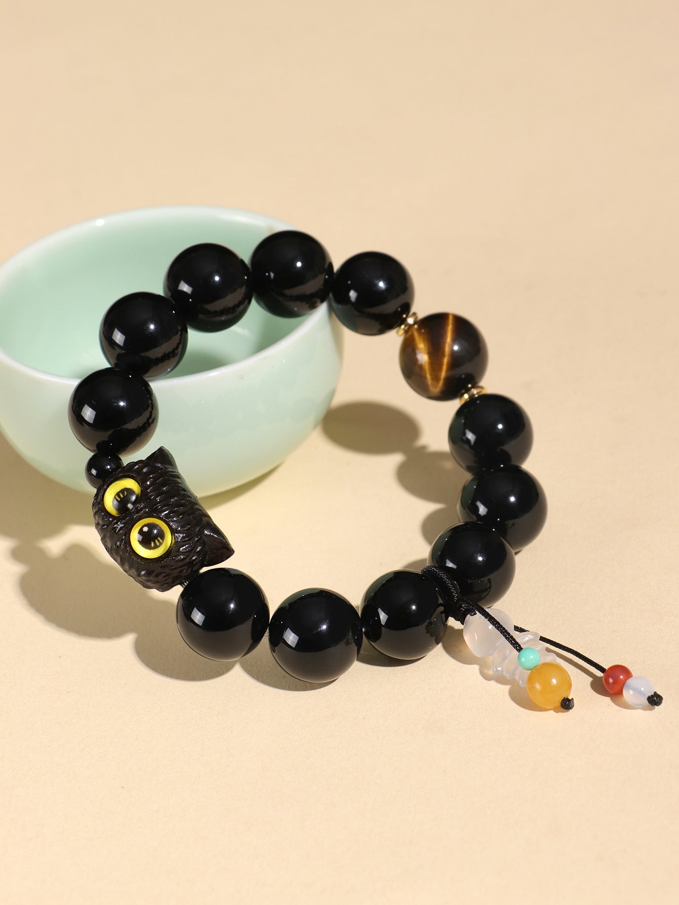 Planderful Fortune's Favor Bracelet – Personalized Obsidian Design
