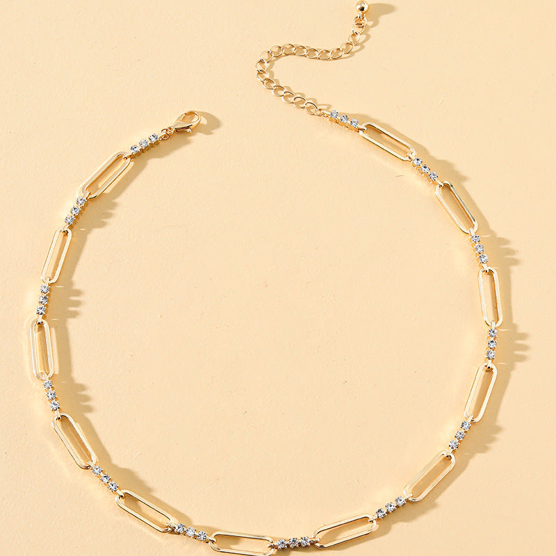 Luxurious Geometric Chain Necklace - Vienna Verve Collection