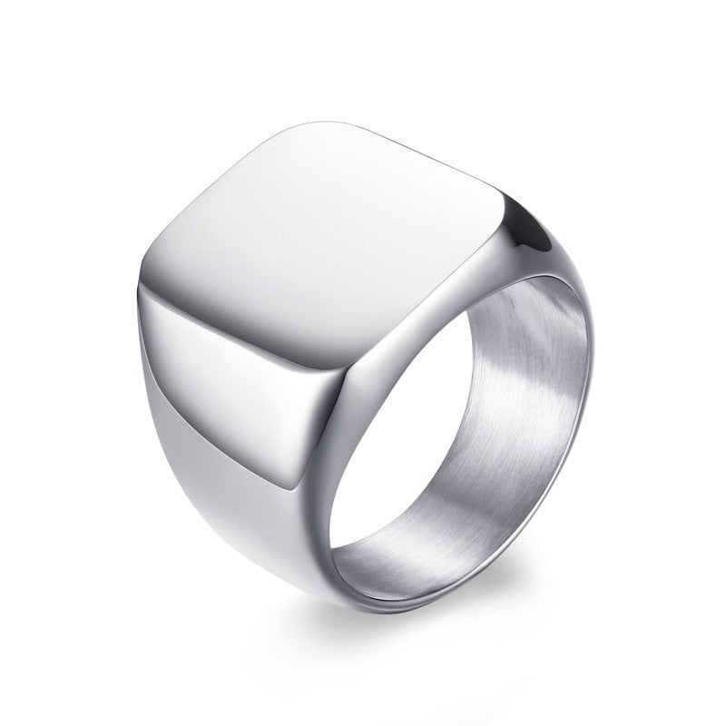 Men Rings Stainless Steel Cross-Border Ring Jewelry for Men
