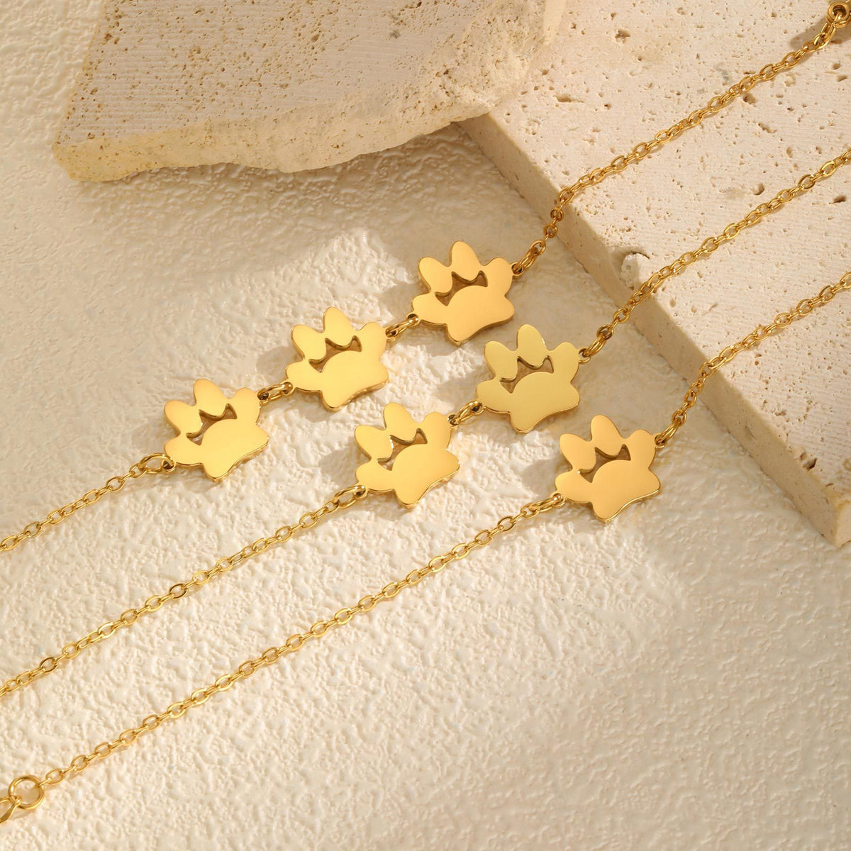 Gold-Plated Stainless Steel Bracelet