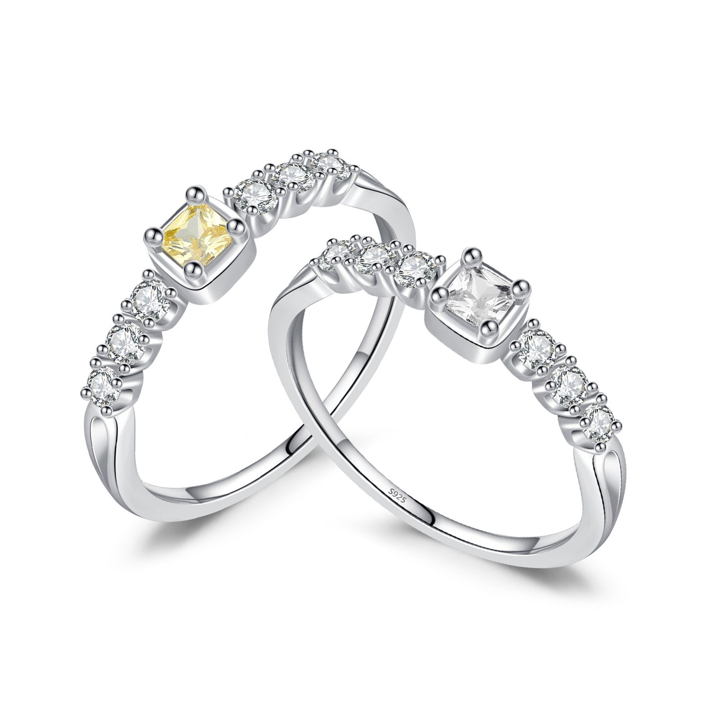 Sterling Silver Zircon Index Finger Ring, Everyday Genie Collection