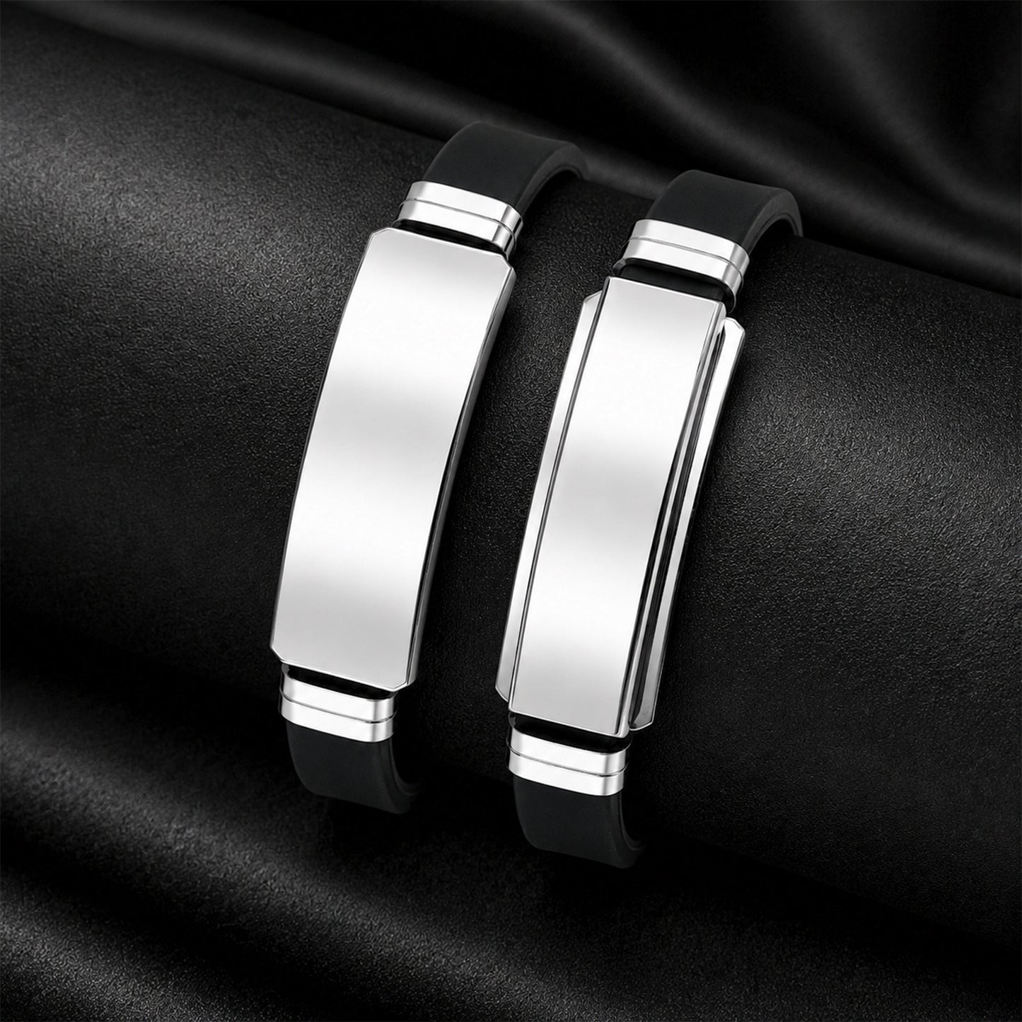 Mens Stainless Steel Bracelet Everyday Genie By Planderful Unisex Trendy Jewelry Protection Statement