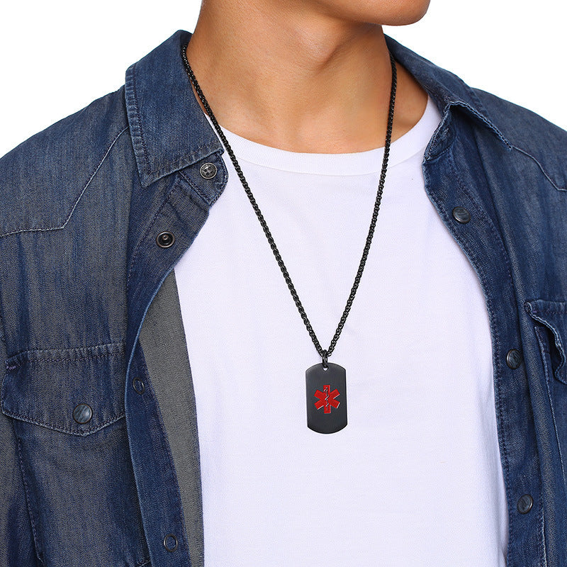 Spring And Summer New Products Simple Medical Logo Tag Pendant