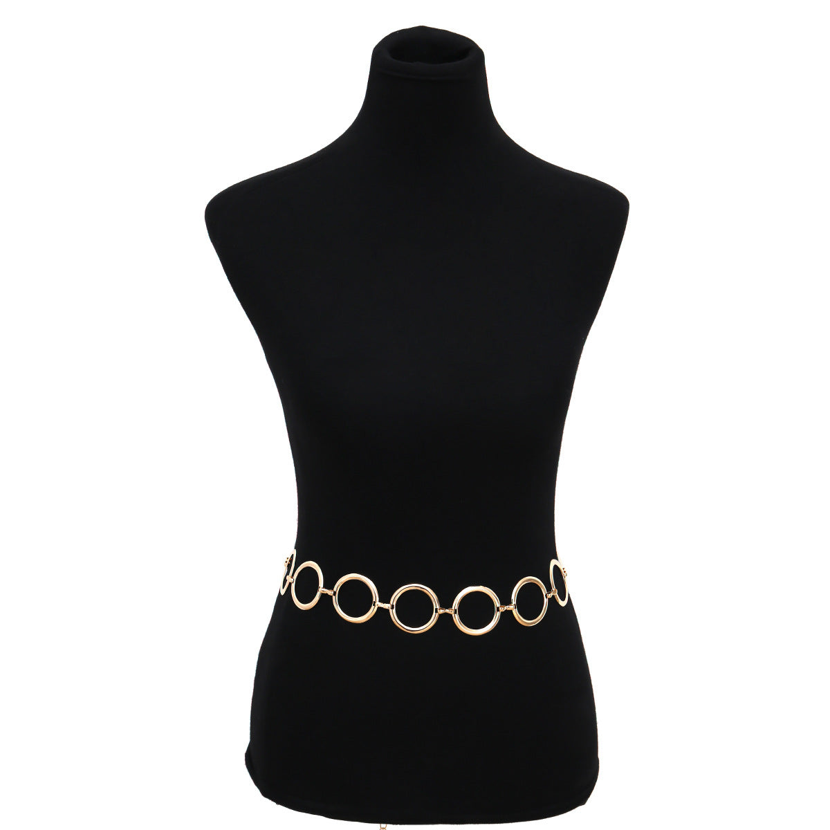 Creative Circular Metal Splicing Body Chain for Women with Unique Design