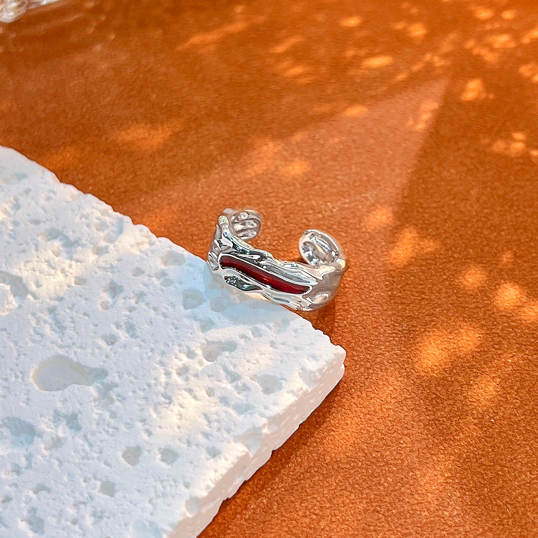 Planderful Eternal Night Galaxy S925 Sterling Silver Ring – Light Luxury Opening Design