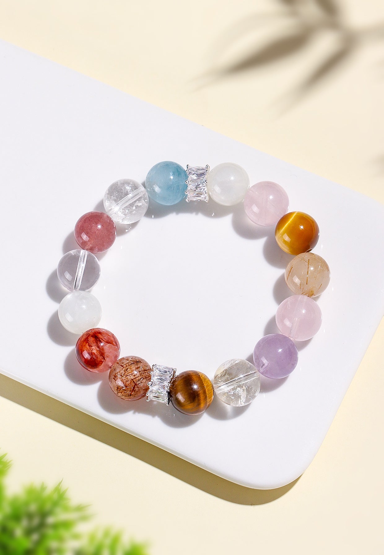 Planderful Fortune's Favor Bracelet – Elegant Crystal Beaded Design