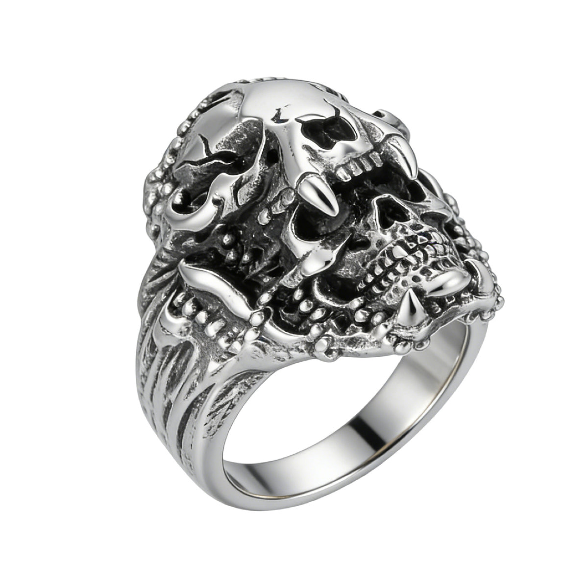 Saber-Tooth Tiger Titanium Steel Ring