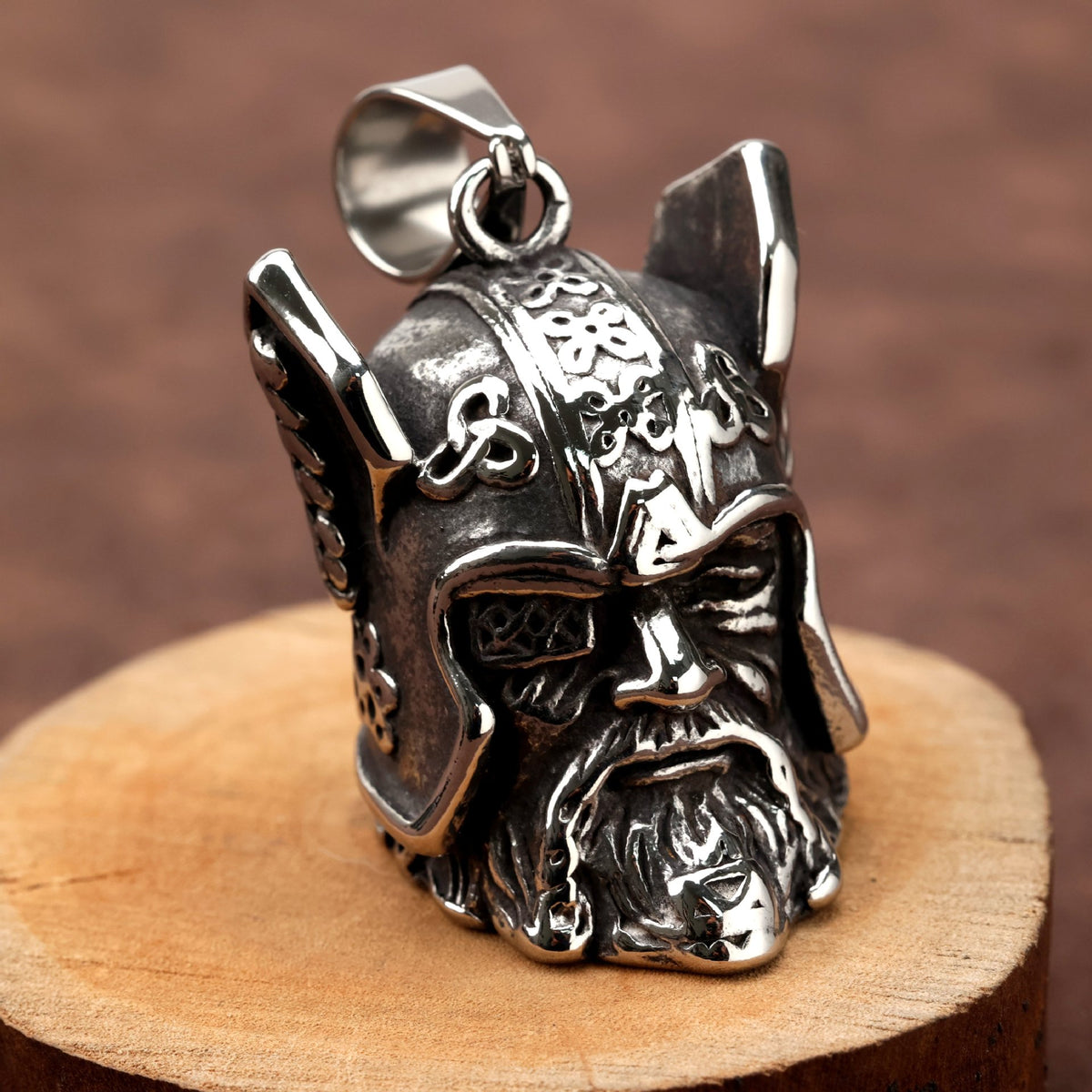 Vintage Viking Stainless Steel Ring