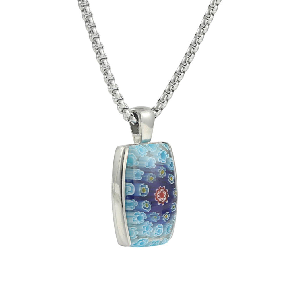 European And American Stainless Steel Multi-Color Pendant