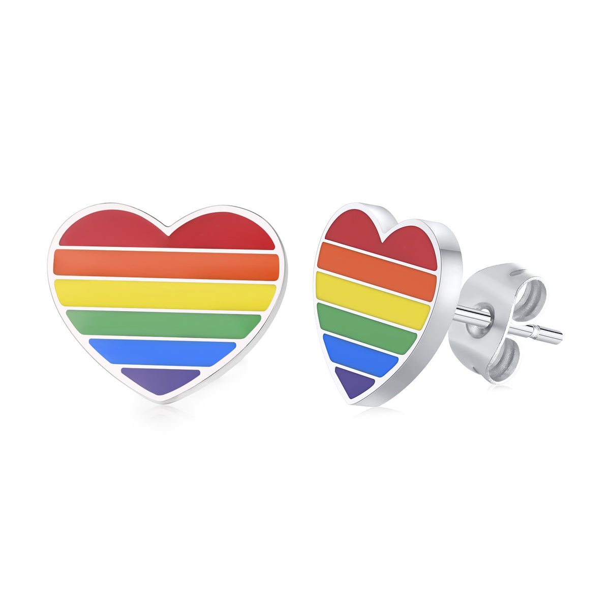 Heart Earrings — Small or Large Pair