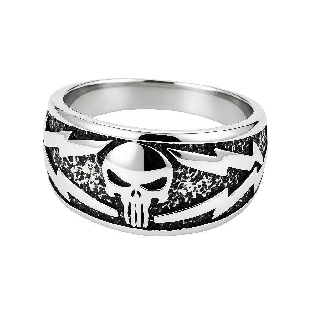 Titanium Steel Vintage-Inspired Ring