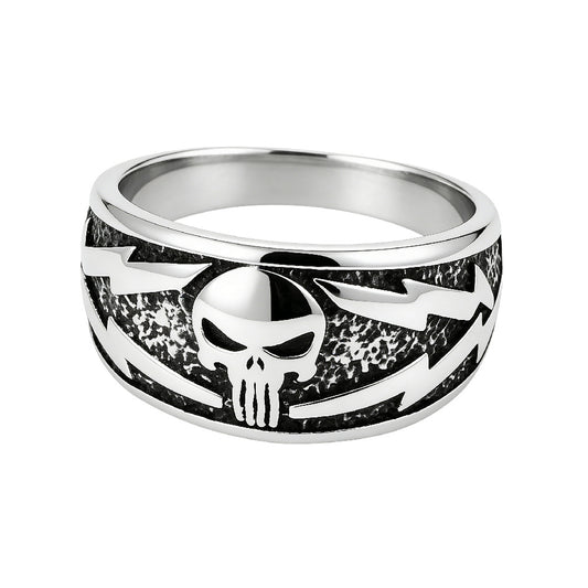 Titanium Steel Vintage-Inspired Ring