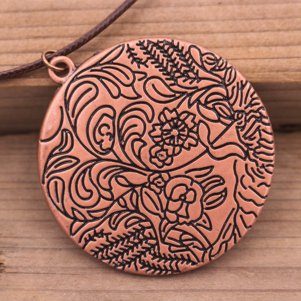 Mandala Totem Flower Necklace in Men's Jewelry Line