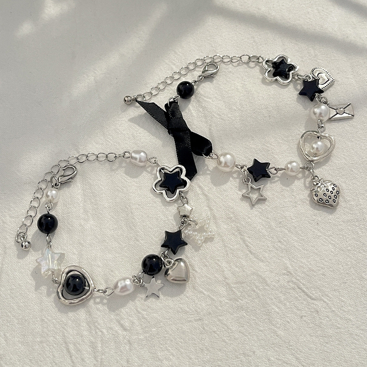 Planderful Vienna Verve Bracelet Set – Unique Niche Design with Star and Heart Accents