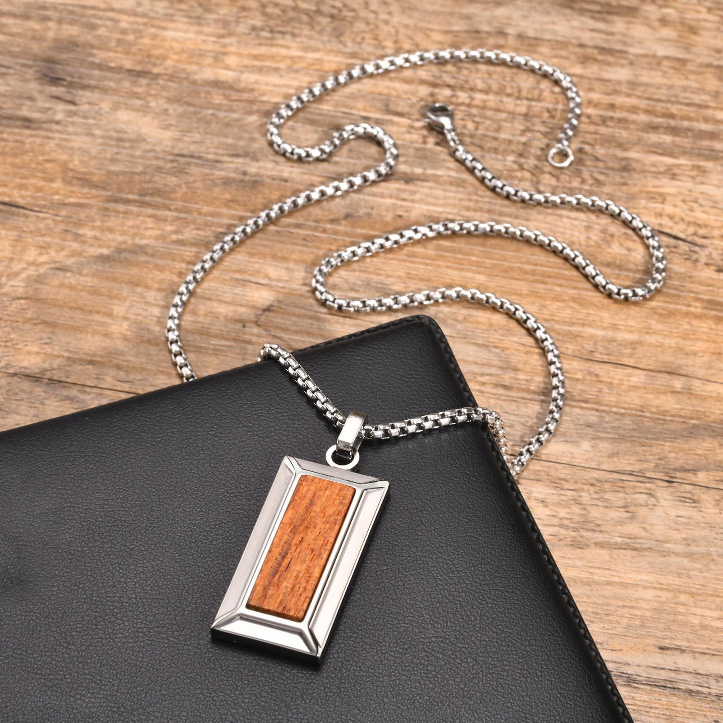 European and American Necklaces Men's Titanium Steel Pendant