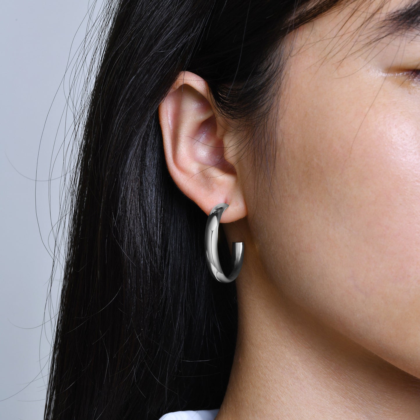 Women's Fashion Earrings Stainless Steel C-Shaped Wholesale