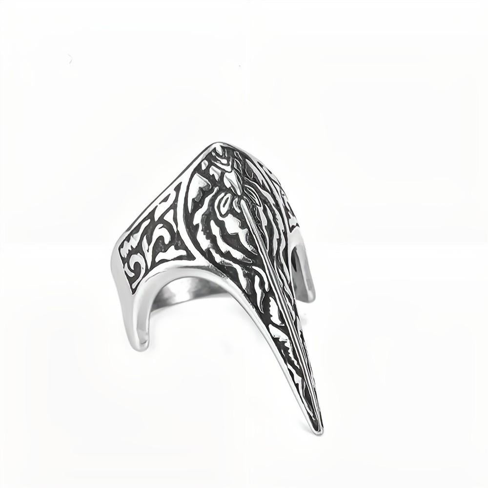European And American Jewelry Men's Titanium Steel Ring Retro Hip-Hop Style Personalized Eagle Claw Ring