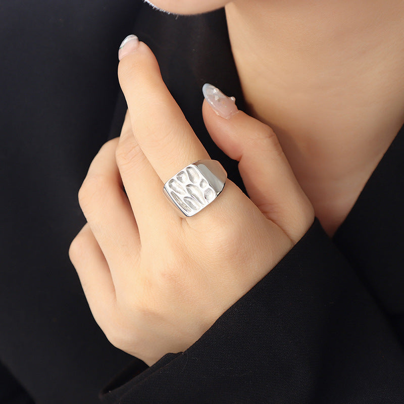 Golden Glow Women's Open Ring - Premium European Design