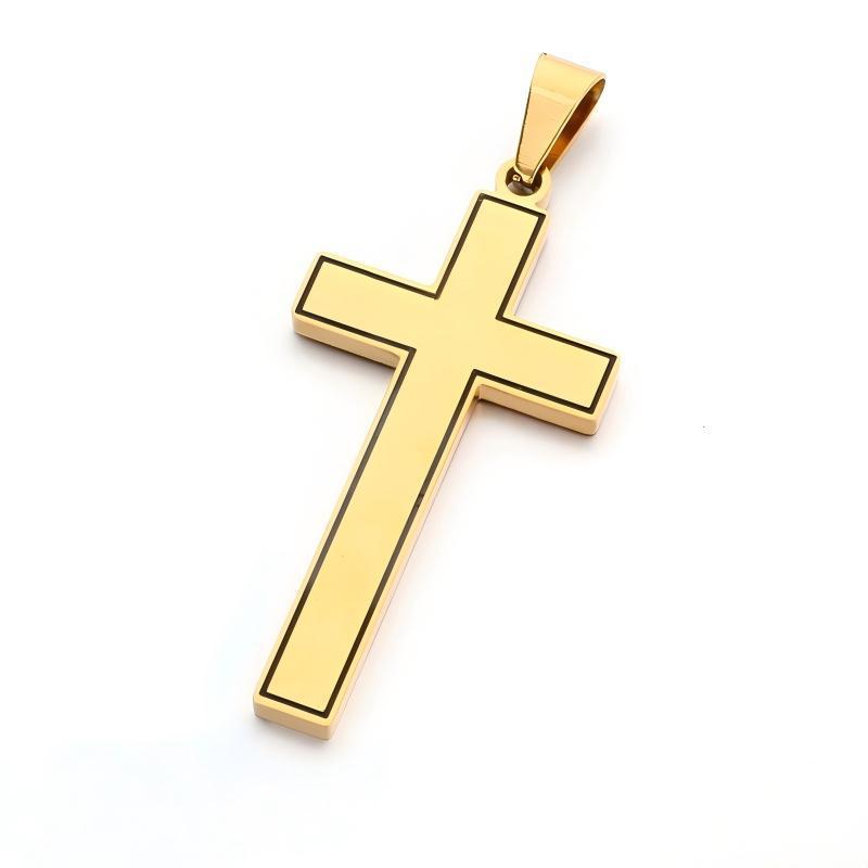 Minimalist Style, Japan And Korea Commuter Men And Women, Couple Necklace, Black Edge,