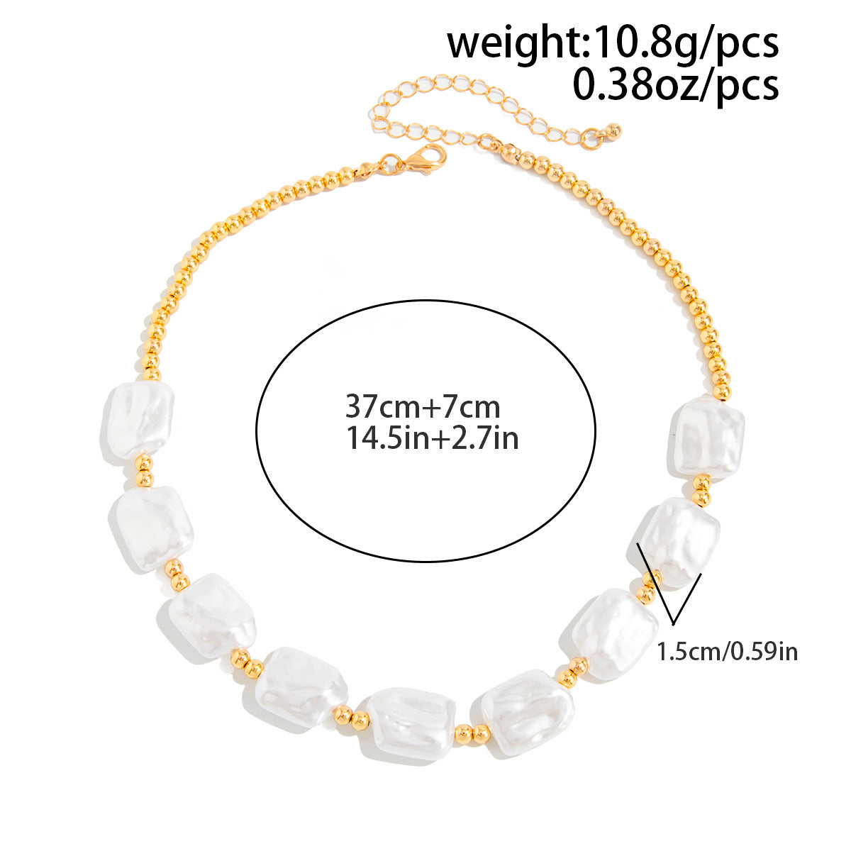 Punk Cross Pearl O-Link Necklace Collection