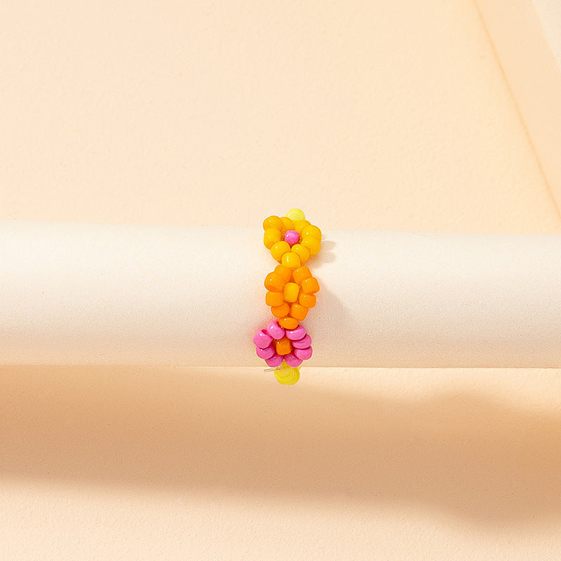 European and American Vienna Verve Elastic Bead Ring
