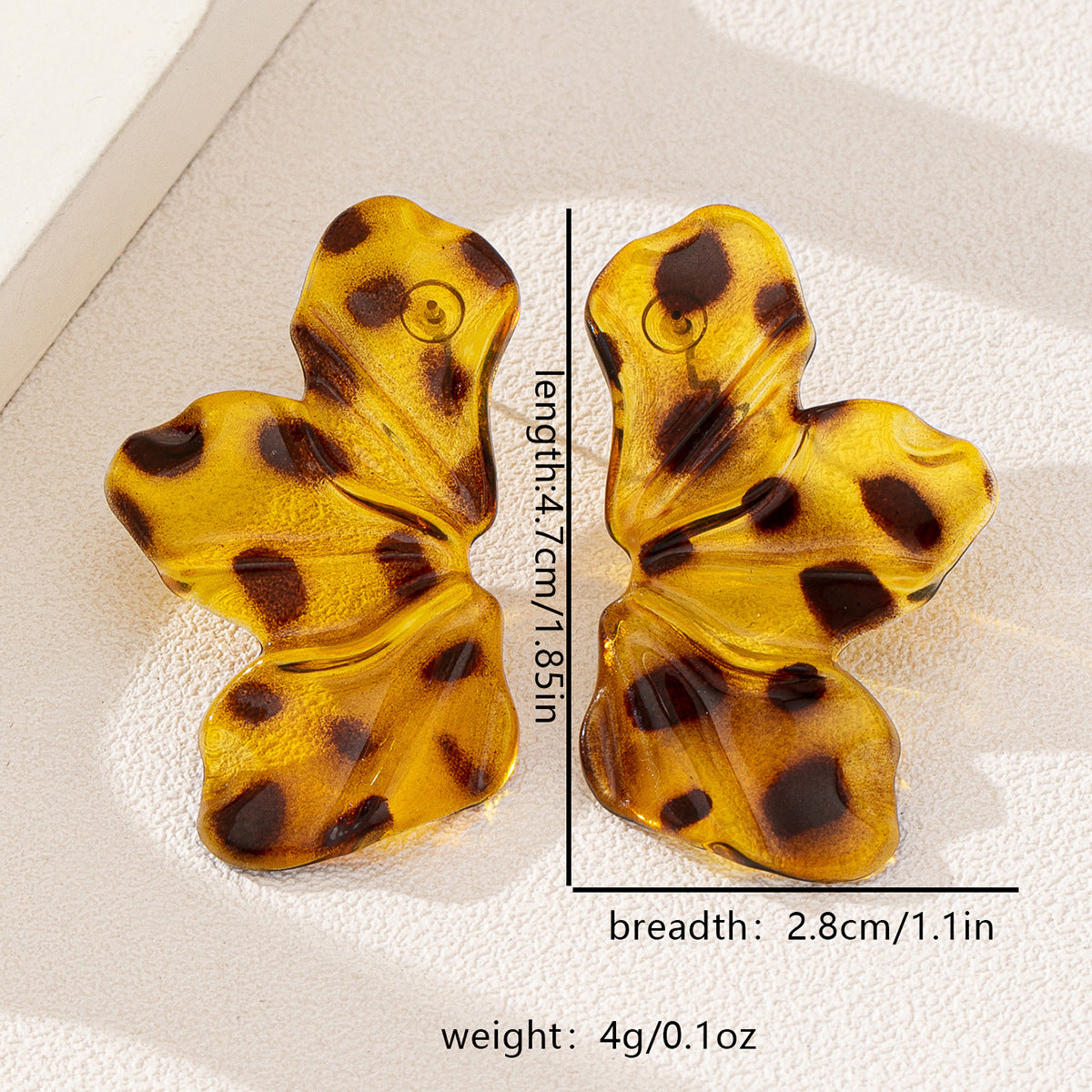 Planderful Vienna Verve Earrings – Fashionable Leopard Print Design