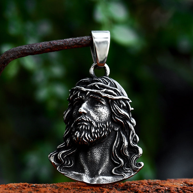 Stylish Titanium Steel Pendant for Men - Vintage European and American Hipster Jewelry Wholesale