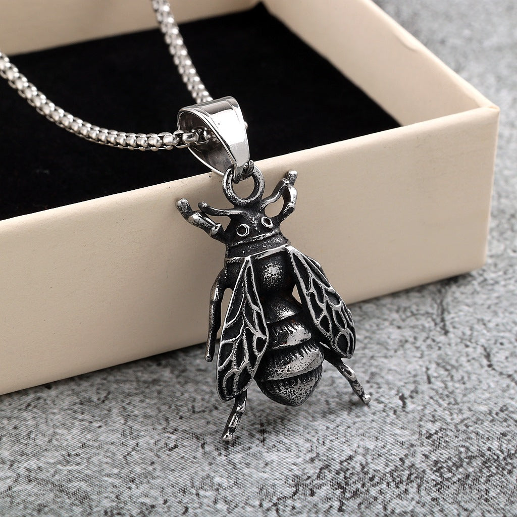 Punk Vintage Stainless Steel Men's Pendant Necklace