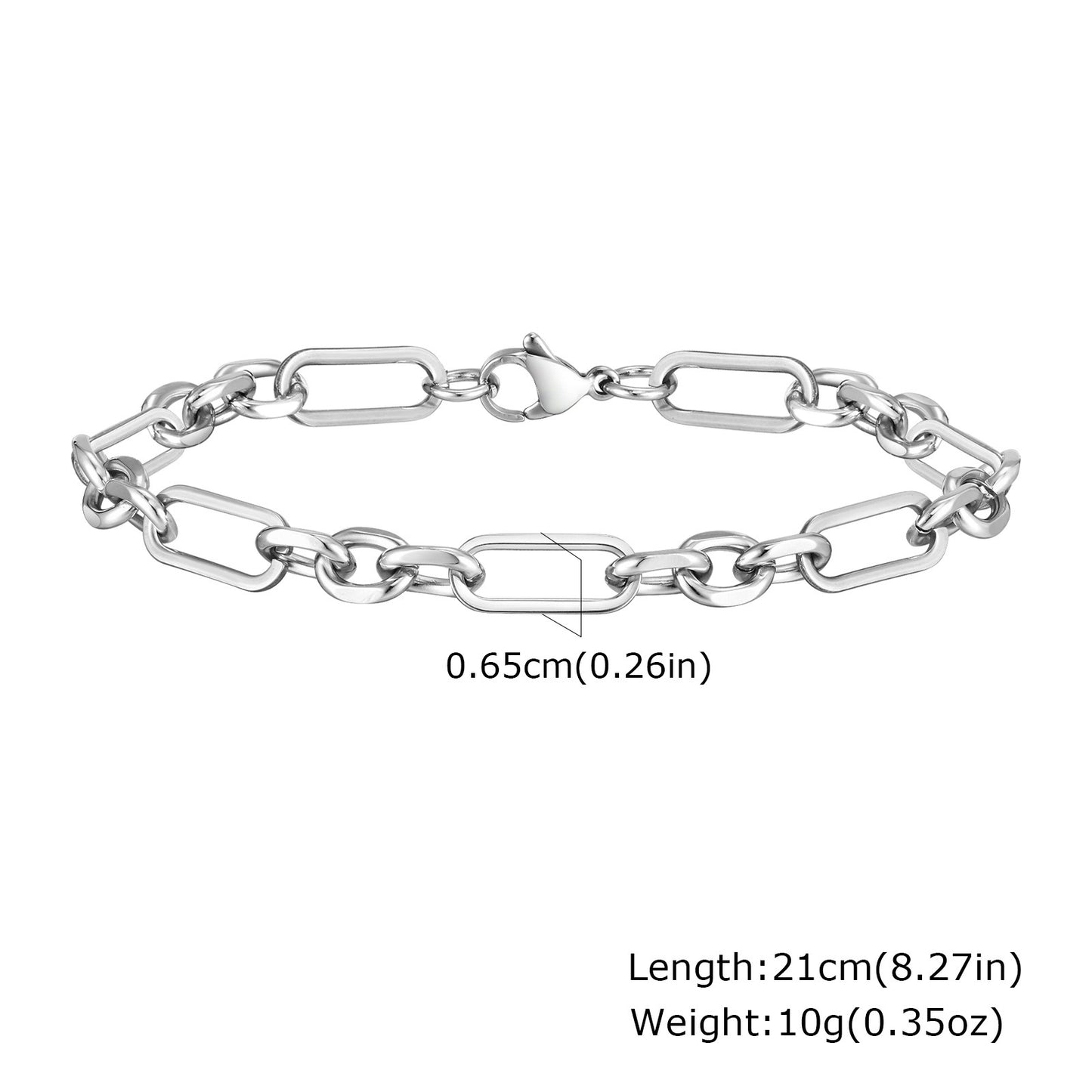Planderful Mens Stainless Steel Bracelet Handmade For Men