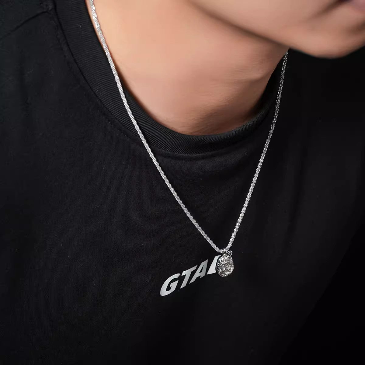 Planderful Jewelry Everyday Genie Steel Necklace For Men And Women Elegant Timeless Design