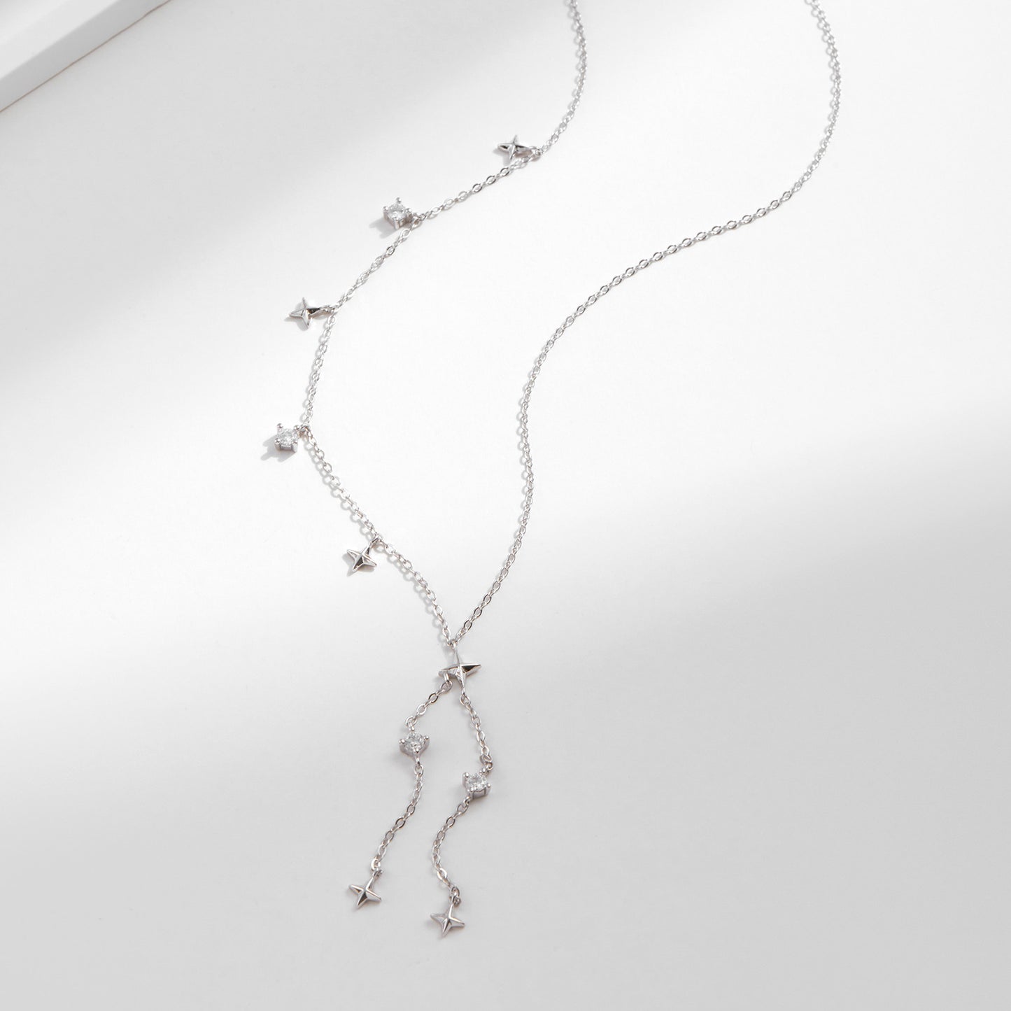 Planderful Everyday Genie S925 Silver Gypsy Necklace – Original Chic Star Mang Tassel Y Chain