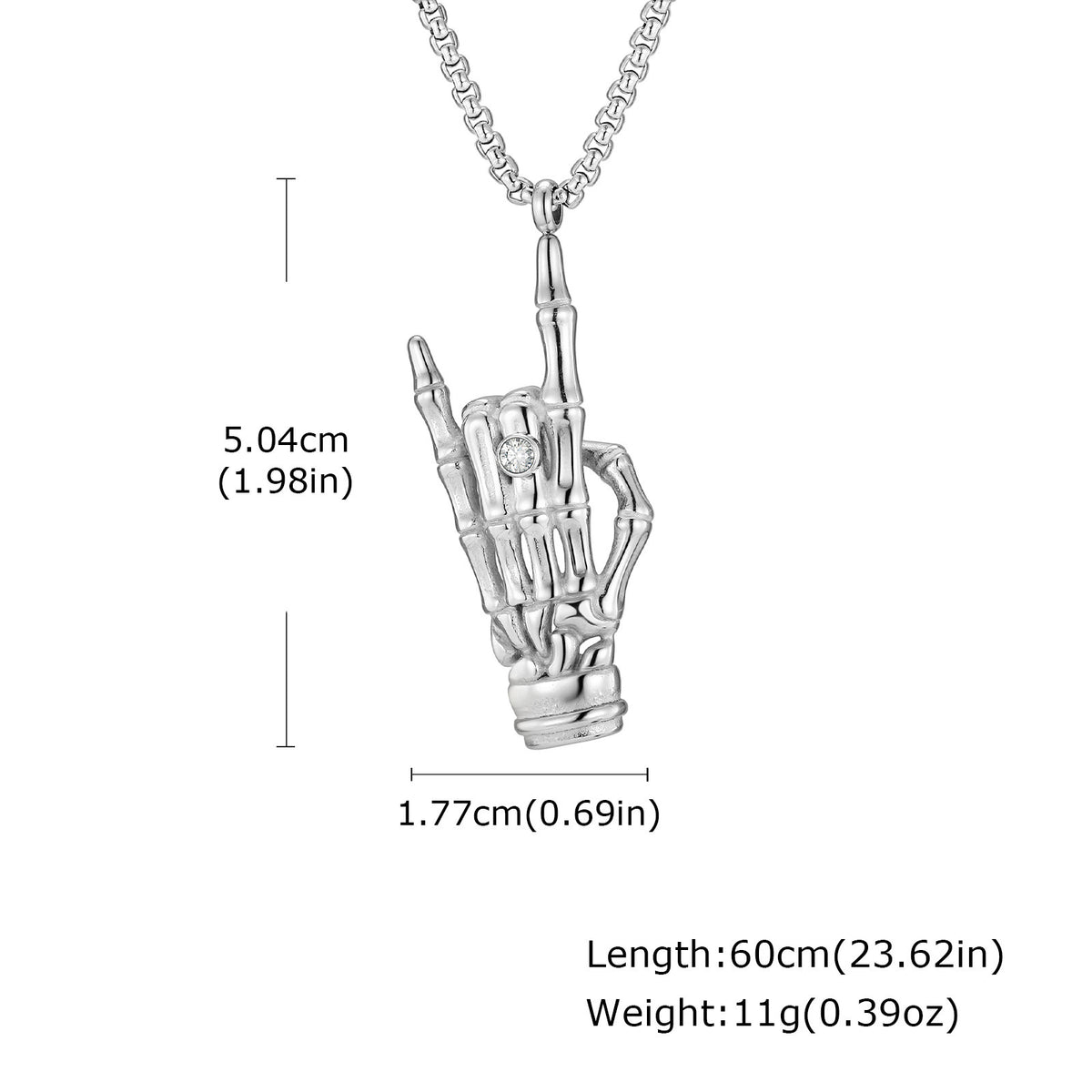 And Trendy Men Punk Stainless Steel Pendant
