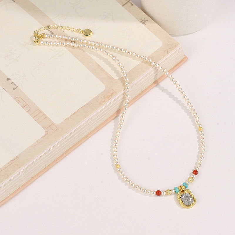 Pearl Fortune Pendant Necklace