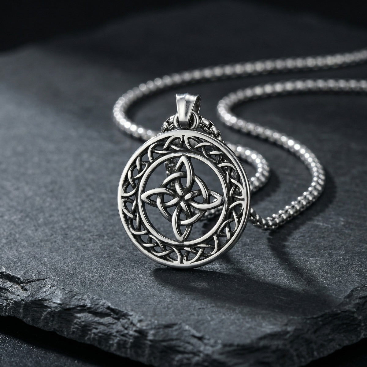 Celtic Knot Stainless Steel Pendant