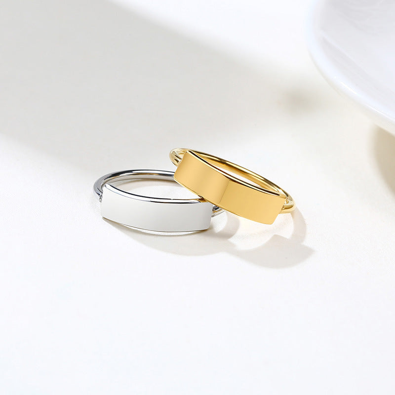 Korean Version Of Fashion Temperament Trinket Titanium Steel Ring